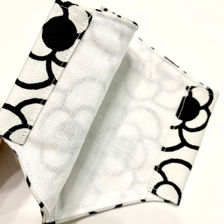 No.224 オーダーマスク ハンドメイド カメリア 花柄 ホワイト おまとめ割