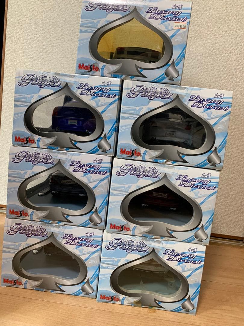 マイストプレイヤーズコレクションベンツ等 1/18Jada、7台まとめ売り