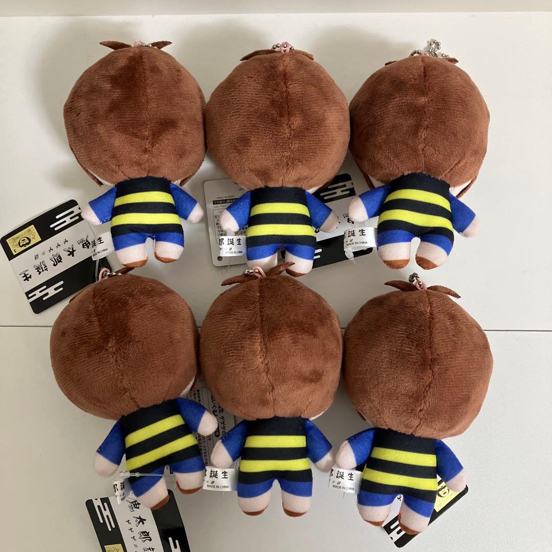 鬼太郎誕生 ゲゲゲの謎 ミニぬいぐるみ 鬼太郎 ゲゲゲの鬼太郎 6個 0426