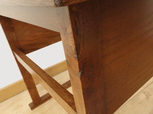 北海道手作り家具　ナラ（楢）材　マルチサイドテーブルＳ　ミニデスク　Ｈ５２０