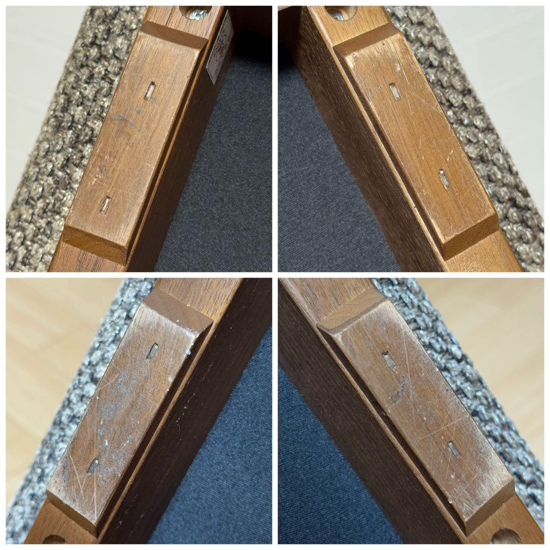 【美品】カンディハウス ATILLA LUX リビング オットマン スツール