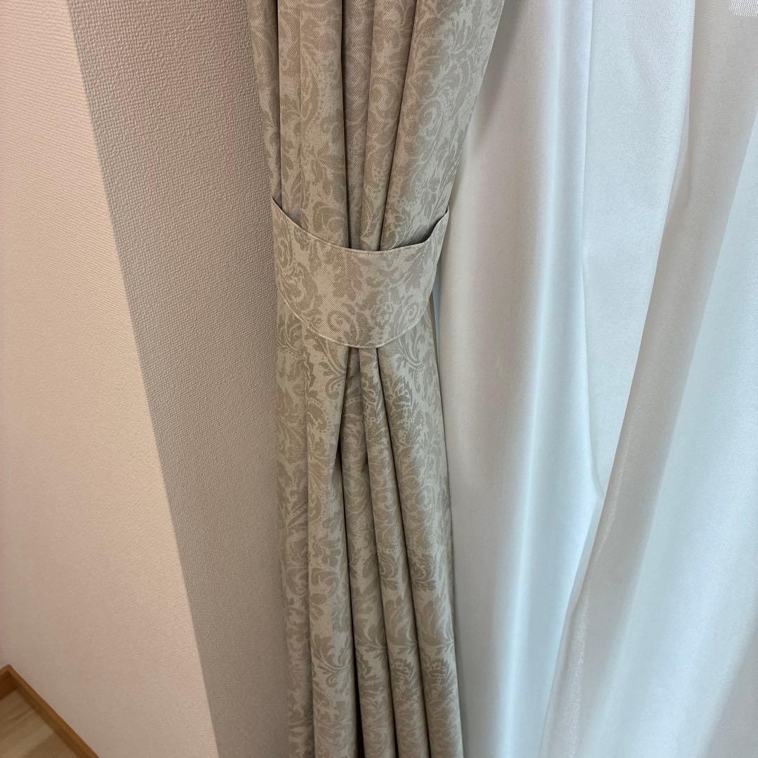 遮光率100%完全1級遮光カーテン「ジーク」 遮像遮熱レースカーテン「ミーヌ」