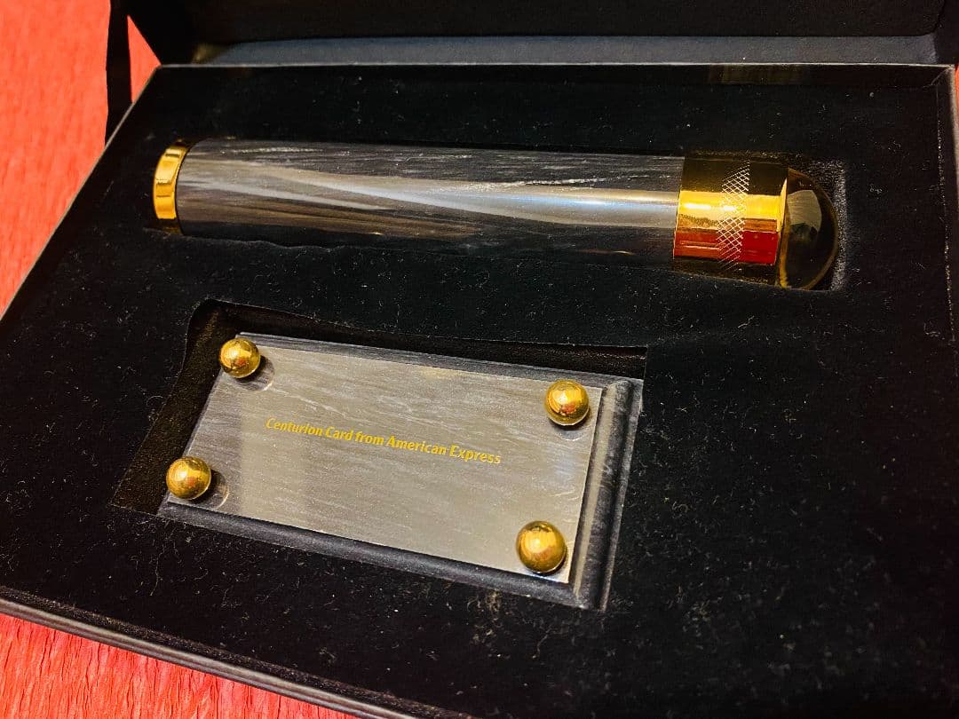 【非売品】アメリカンエキスプレス 天然大理石万華鏡