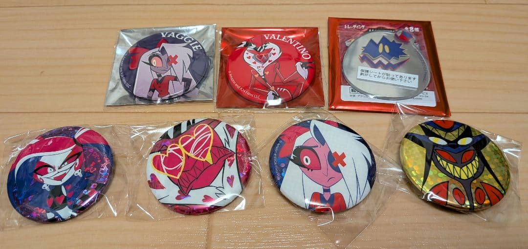 ハズビンホテル 缶バッジ ミラー セット - メルカリ