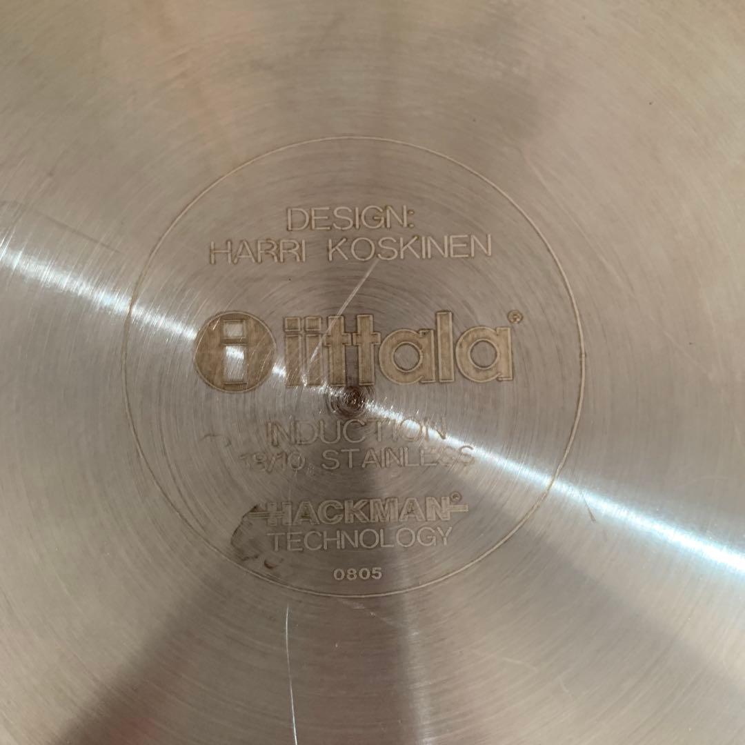 ［専用箱あり］イッタラ　オールスチール キャセロール　両手鍋 7.5L