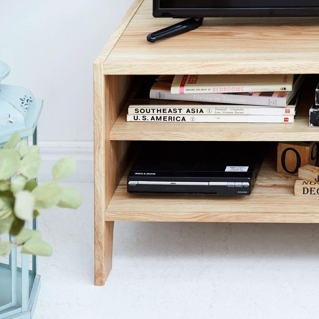 テレビボード 机 引き出し 明るいカフェをイメージ 棚