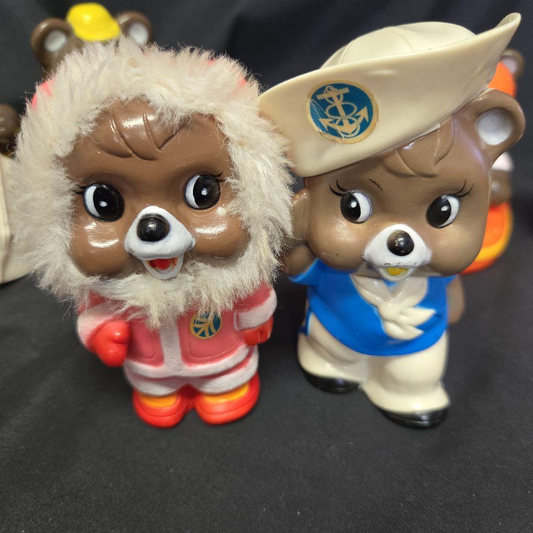 ビンテージ　北海道拓殖銀行　たくちゃん 8体セット 貯金箱