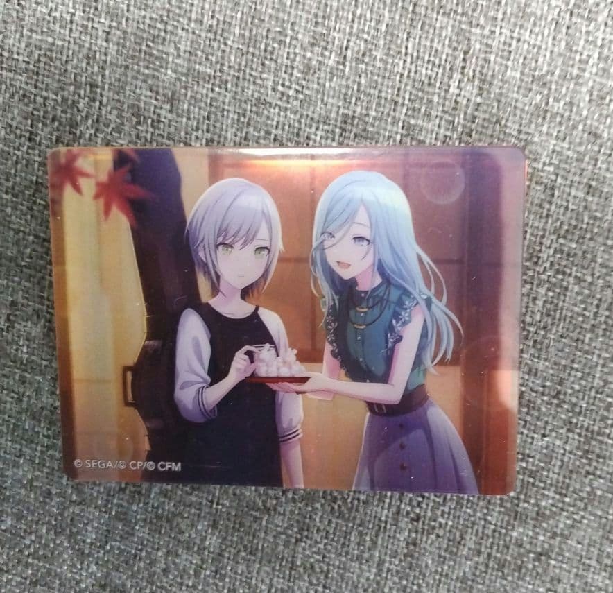 プロセカ 日野森雫 スクエア缶 缶バッジ ノーブルアートコレクション