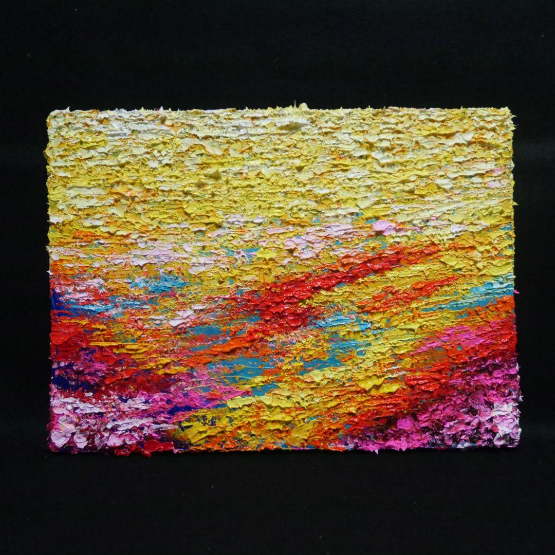 油絵 油彩 油彩画 絵 絵画 【flower garden】 - メルカリ