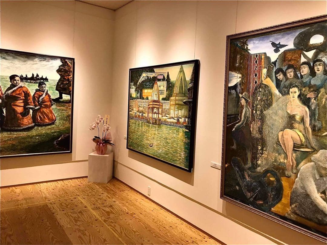 田村誠司 女性の肖像 水彩画 黒フレーム付き