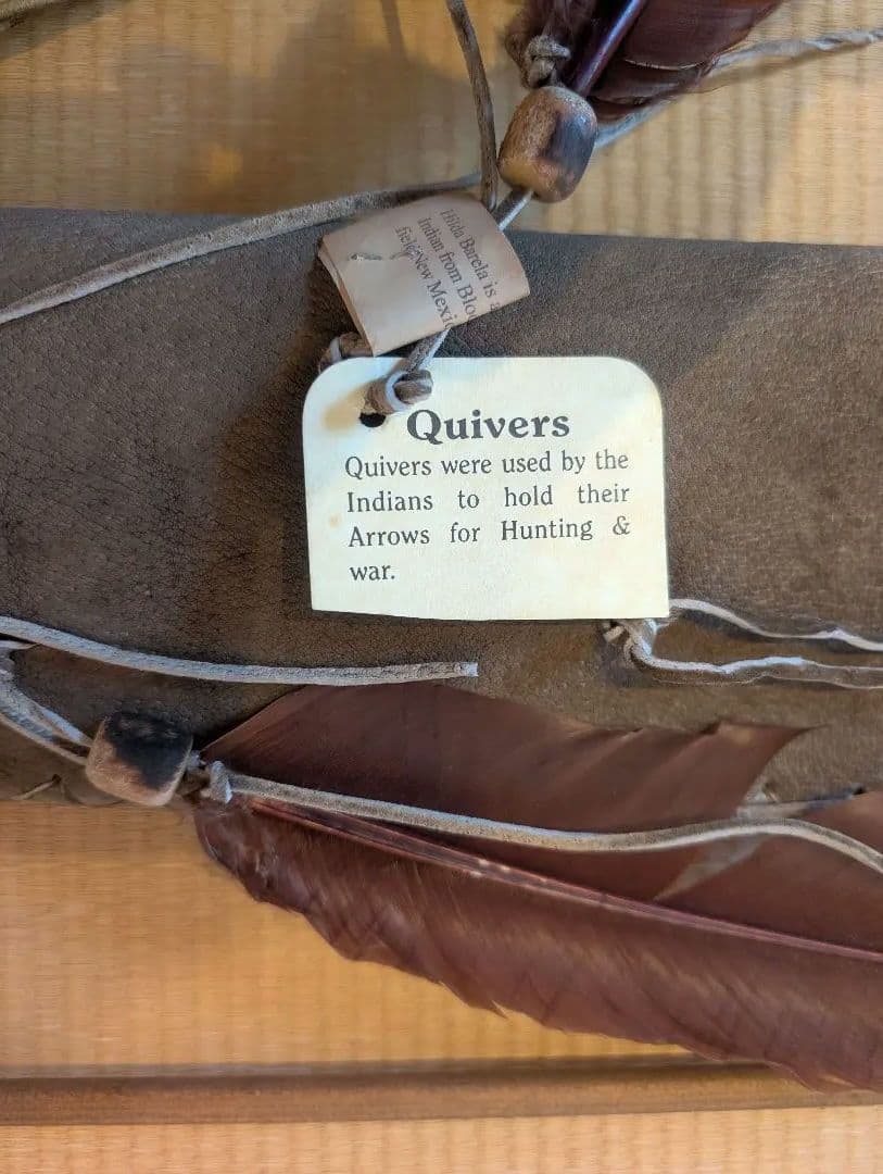 矢筒と矢のセット　ニューメキシコ　グランドキャニオン　インディアン　インテリア