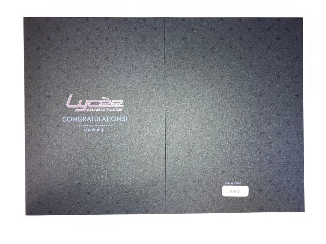 Lycee 常盤華乃 直筆サインカード