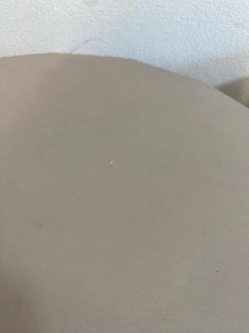 【訳あり品】サイドテーブル　スツール 天然木 4脚セット 完成品　グレージュ　①