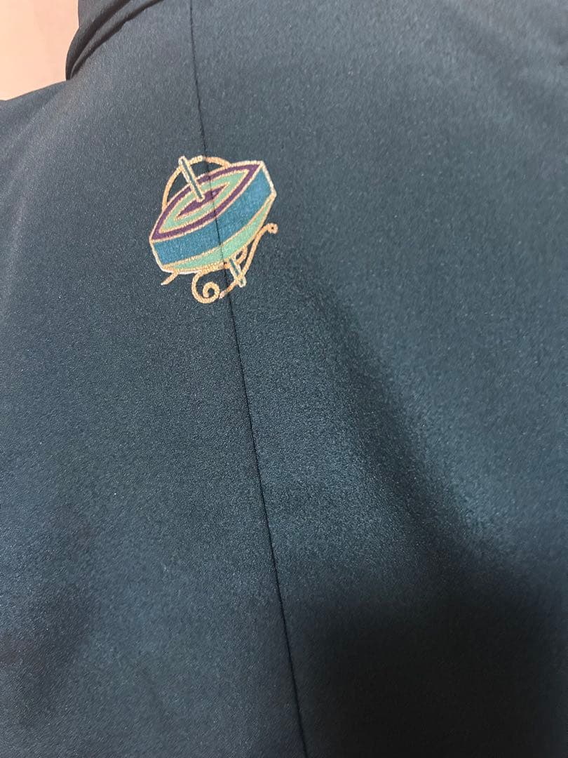 5歳フルセット♡七五三　男の子　一式　縦縞袴　深緑　黒