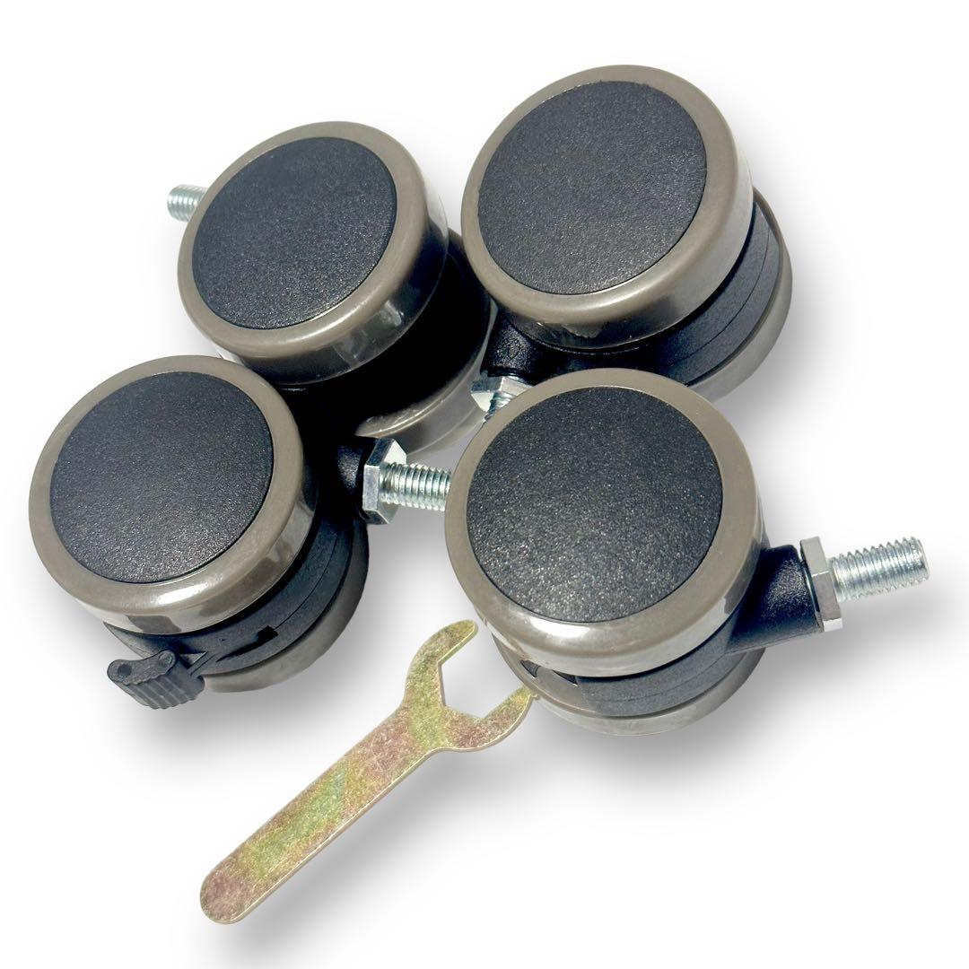 未使用品！ FLEXISPOT フレキシスポットキャスター 4個セット グレー