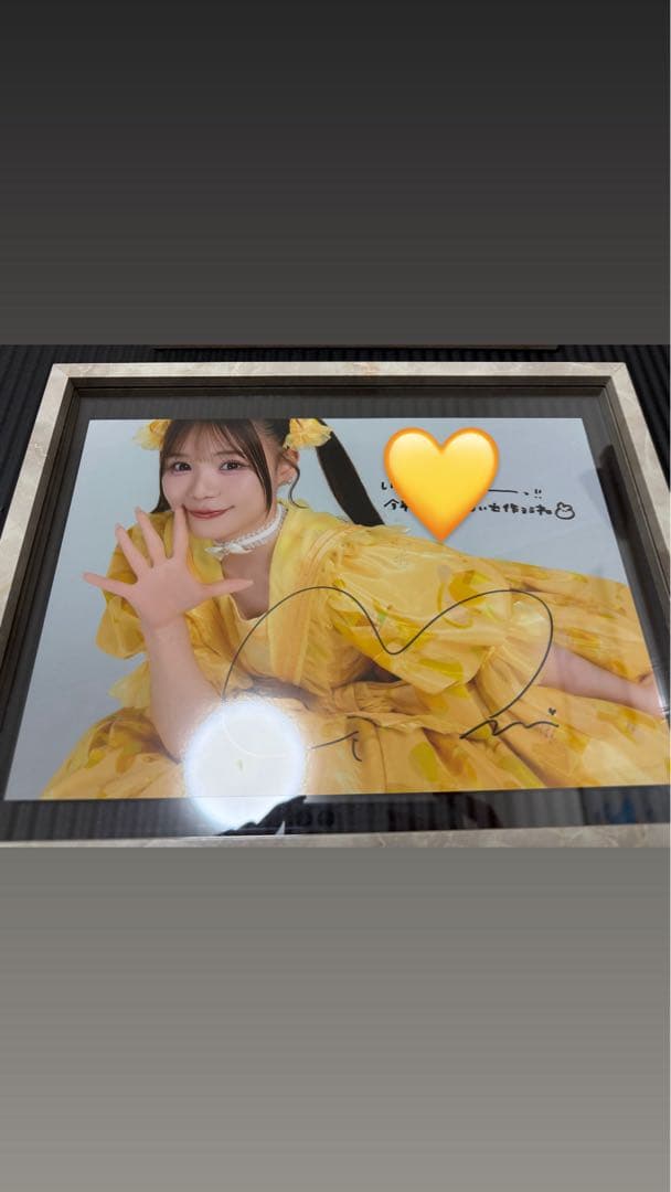 古澤里紗　佐野愛花　サイン　チェキ　パネル