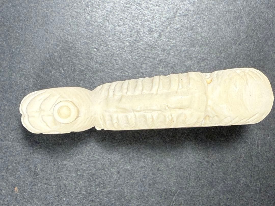 天然素材 牙 マンモス 重さ13.6g提げ物 開運 根付 検古民芸 アンティーク