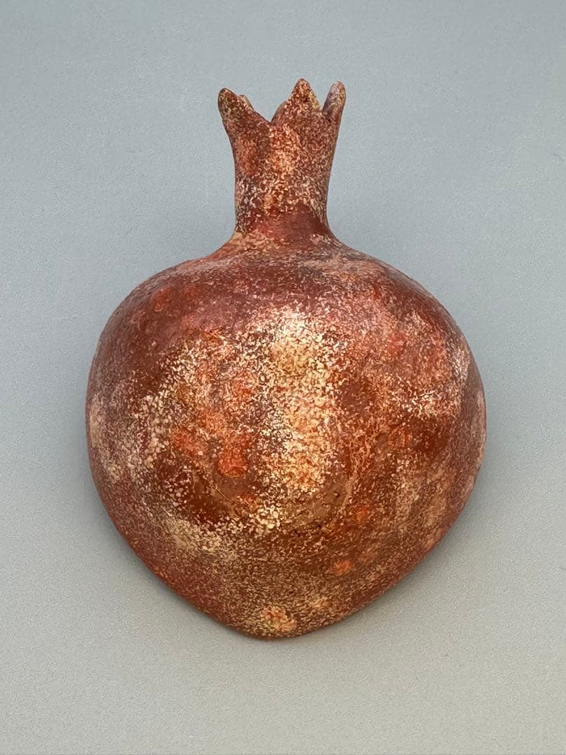 茶道具 香合 川岸充雅 乾漆柘榴