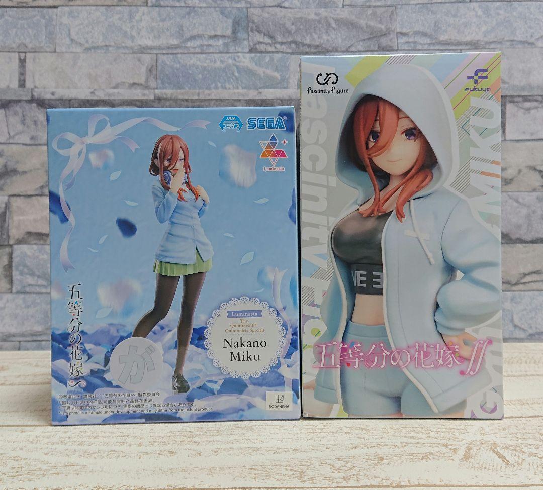 美少女フィギュアまとめ売り 中野三玖 中野二乃　一番くじファイナル　ルームウェア