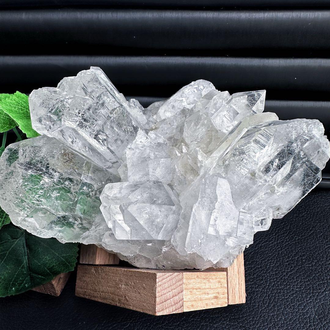 希少高透明度❗️マニカラン産☆虹入り☆ヒマラヤ水晶クラスター超強いパワーA1347