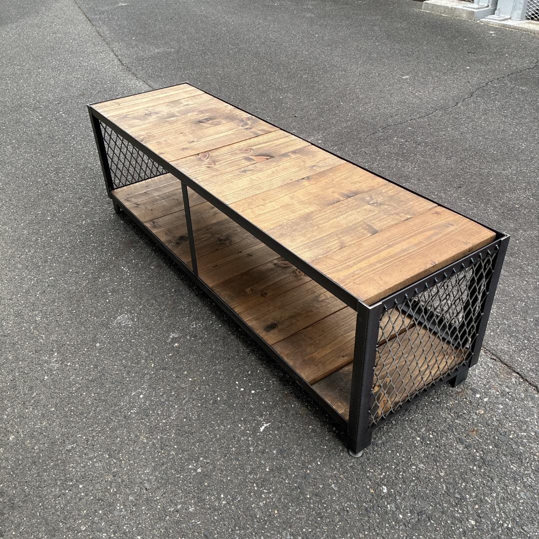 【お値下げOK】アイアン インダストリアル ＡＶボード テレビ台 幅121cm