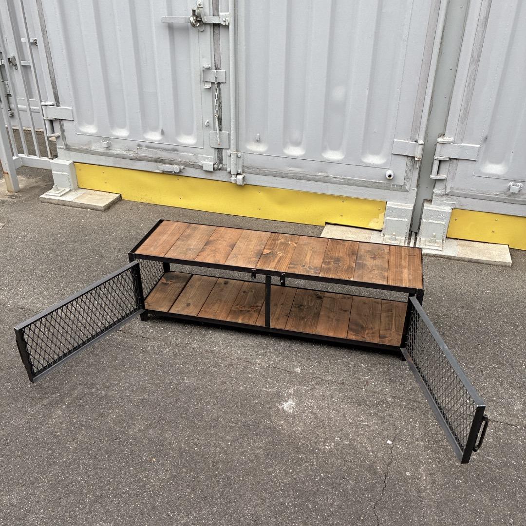 【お値下げOK】アイアン インダストリアル ＡＶボード テレビ台 幅121cm