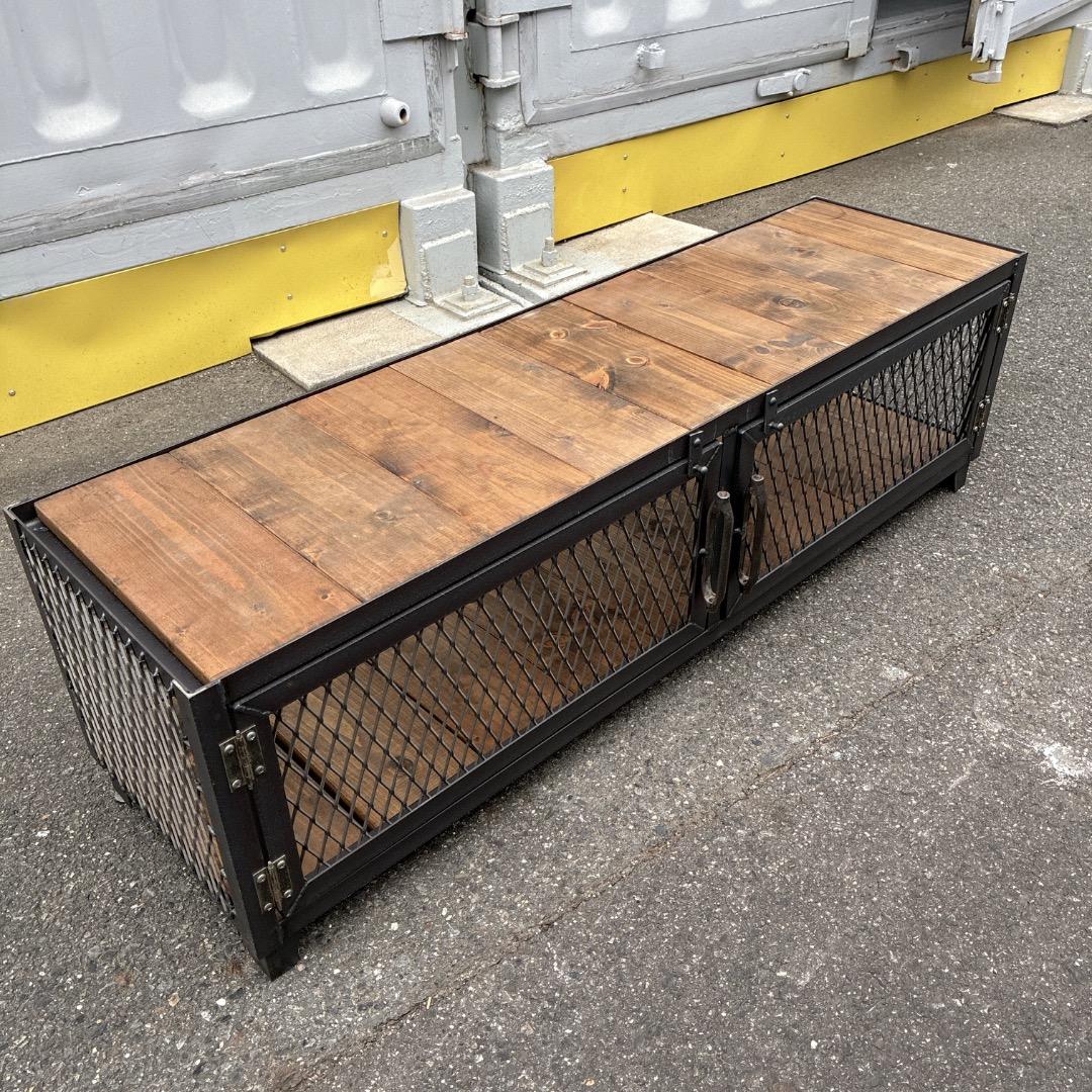 【お値下げOK】アイアン インダストリアル ＡＶボード テレビ台 幅121cm