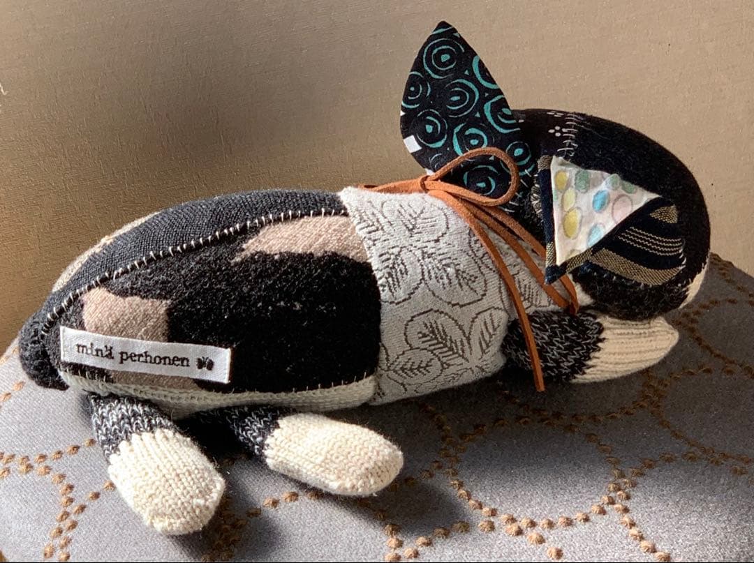 ミニペルホネン ぬいぐるみ 黒白