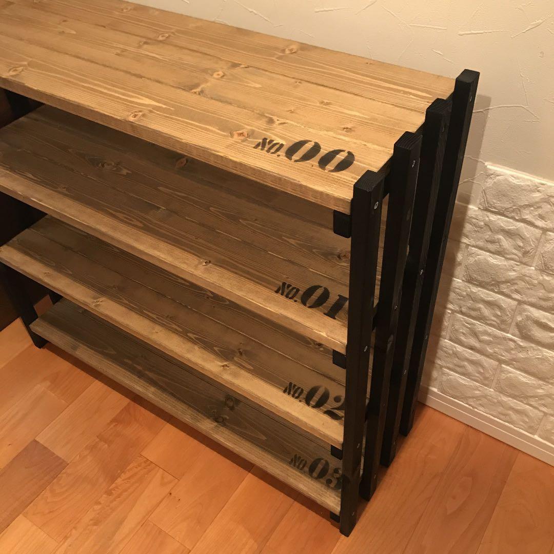 ★ 多目的4段ラック & 収納ラック & シェルフ & シューズラック ★