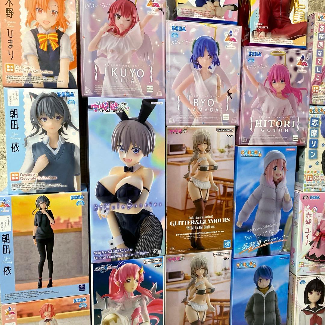 美少女系 プライズフィギュア まとめ売り19個セット 宇崎 ぼっち ゆるキャン等