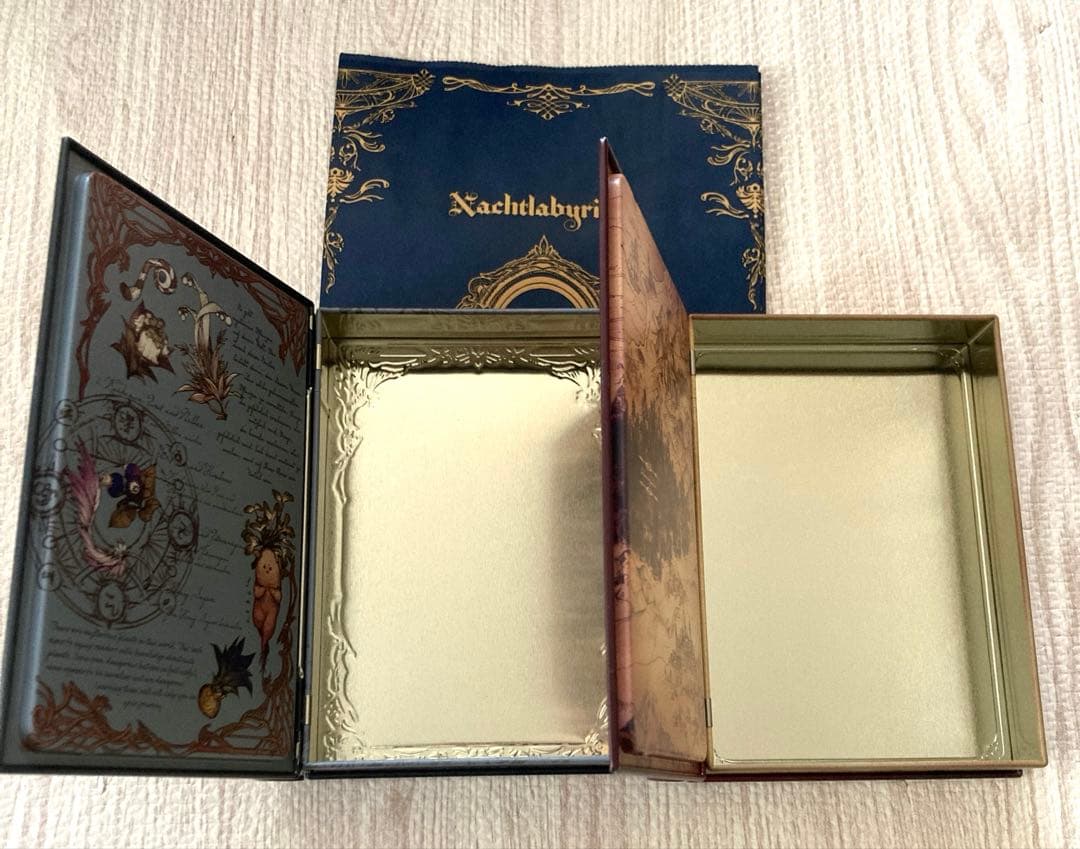 空き缶 メリー ナハトラビュリント ブルーメ ドゥンケルマギー ブック