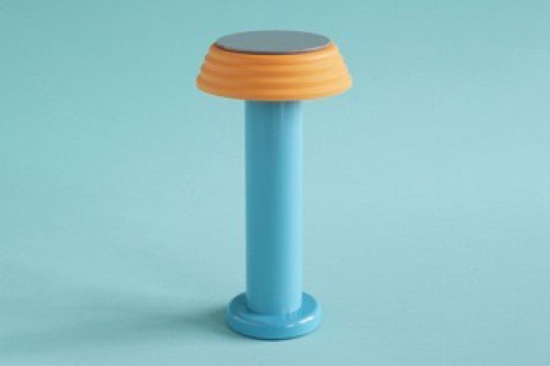 ソーデンライト　シェードポータブルランプ（ブルー ／オレンジ）