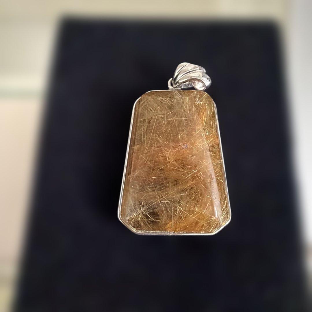 未使用品 ゴールドルチル 、シルバー925。ペンダントトップ