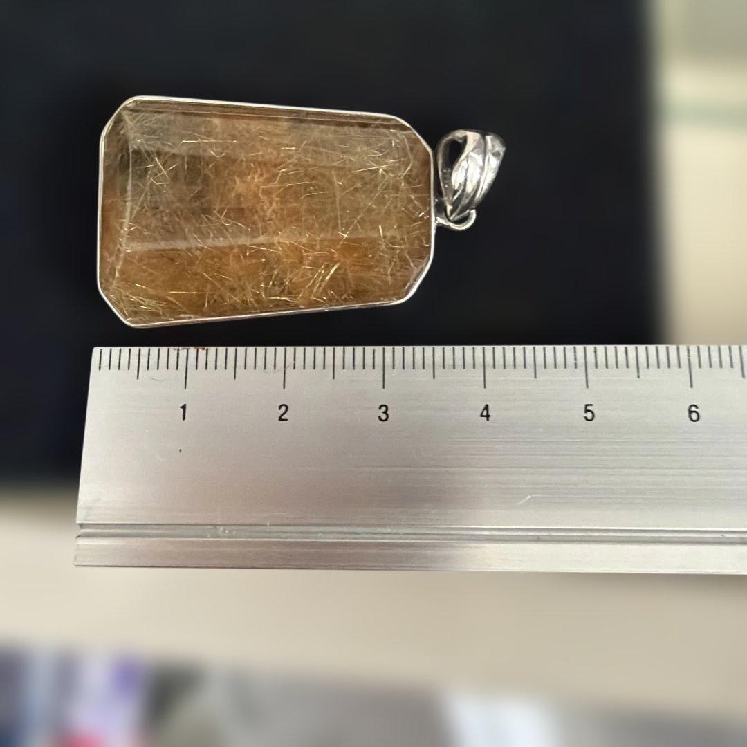 未使用品 ゴールドルチル 、シルバー925。ペンダントトップ