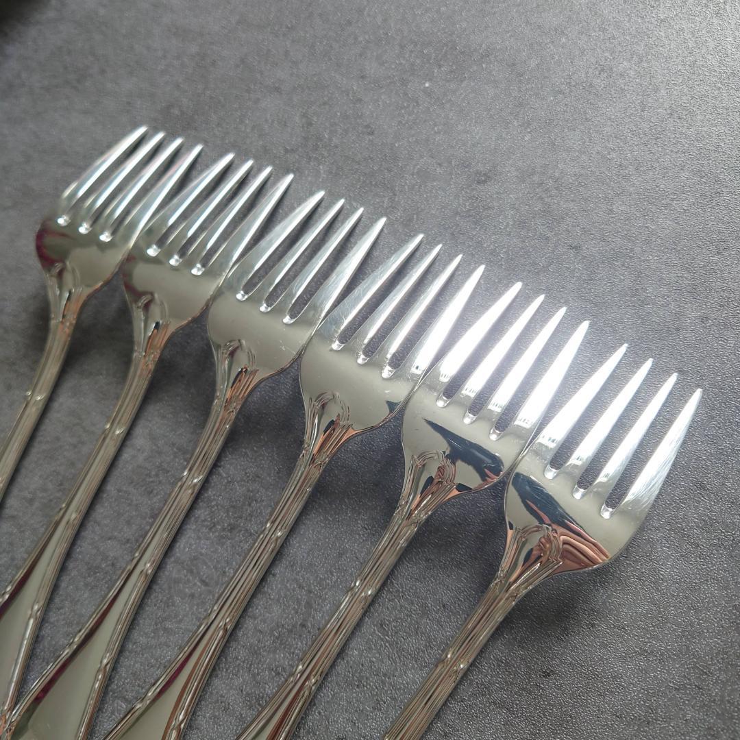 希少 美品 クリストフル リュバン サラダフォーク 6点