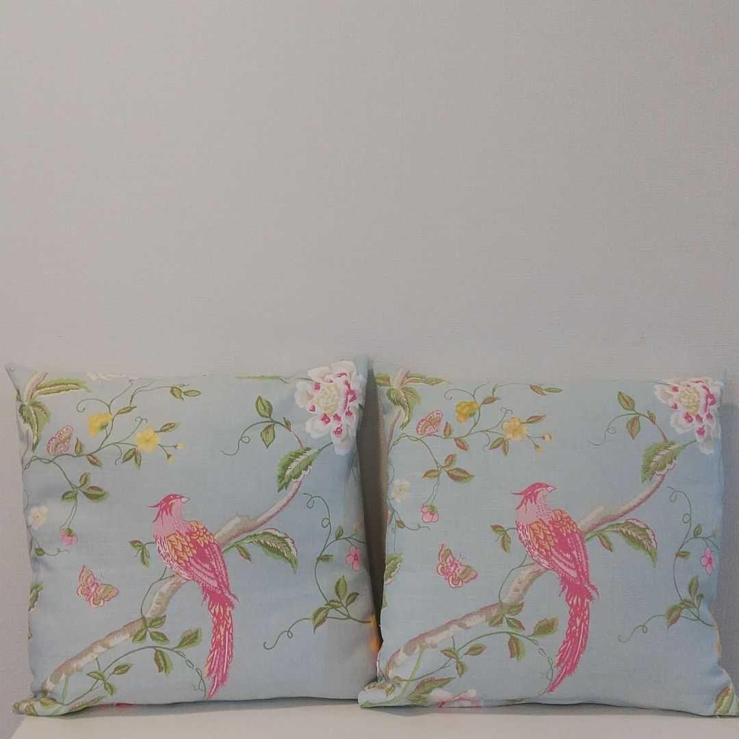 ②ローラアシュレイサマーパレスダックエッグクッションカバー2枚