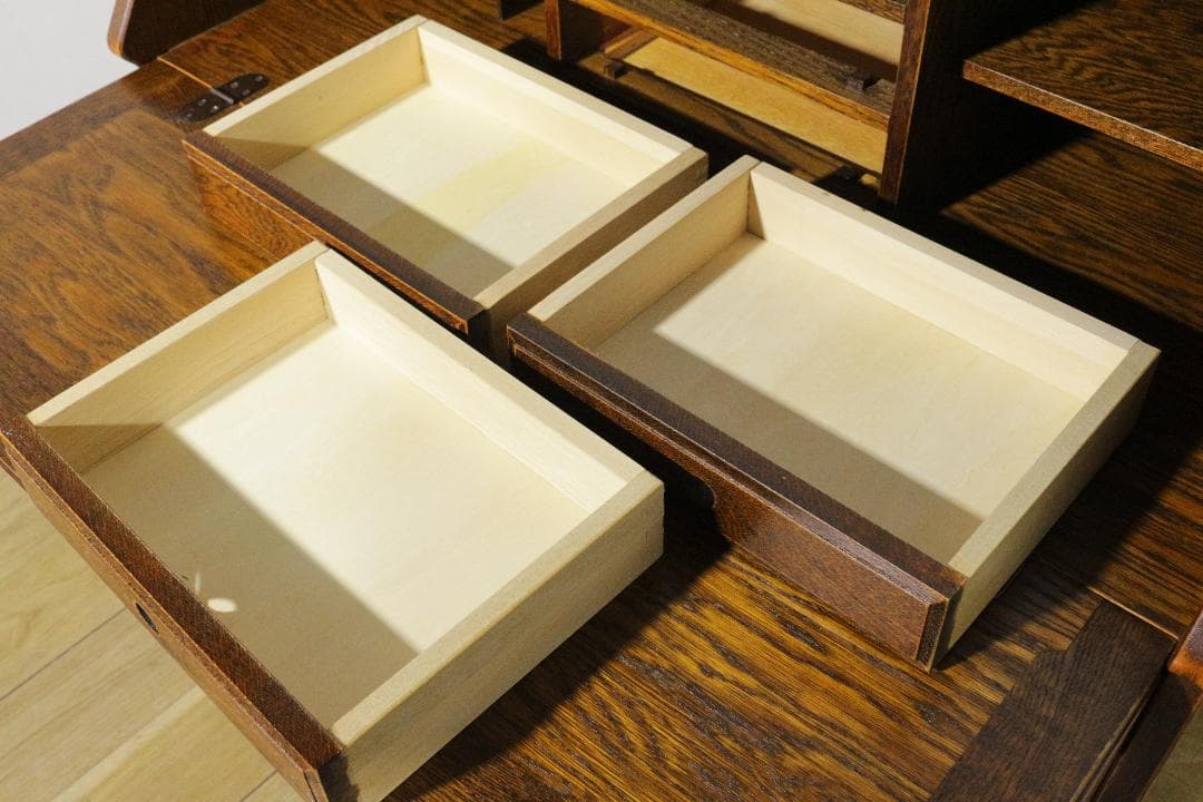 ブルージュ★ライティングビューロー★木製家具★象嵌★