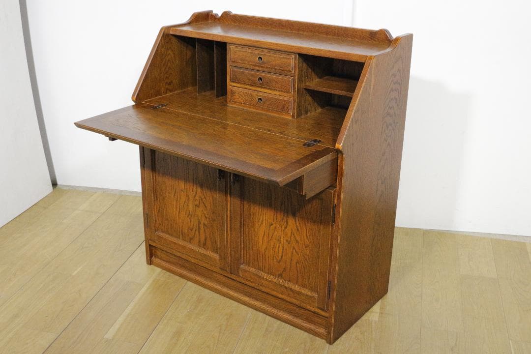 ブルージュ★ライティングビューロー★木製家具★象嵌★