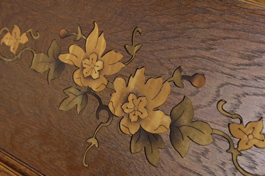 ブルージュ★ライティングビューロー★木製家具★象嵌★