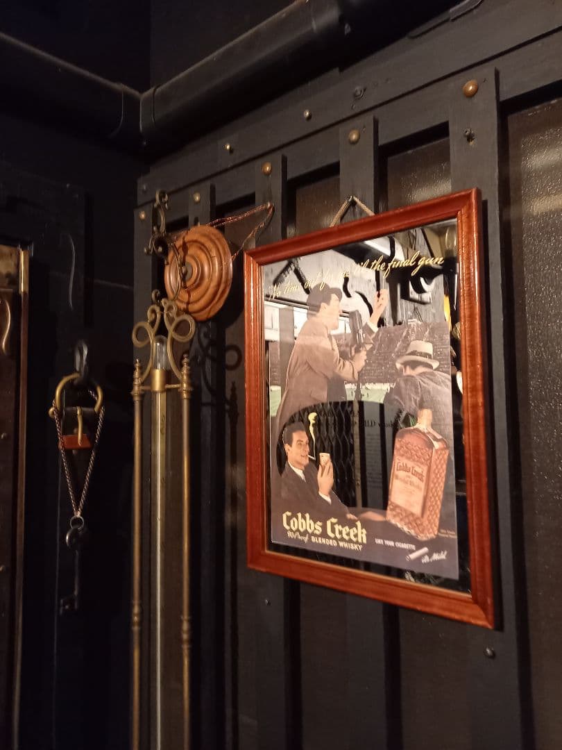 1960's　Cobbs Creek Whisky　アメリカ製　パブミラー