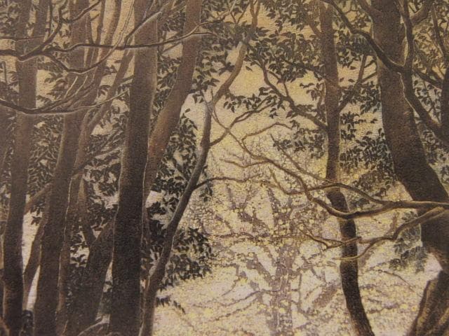 新井まち子、【色葉匂えどちりぬるを】、希少な額装用画集より