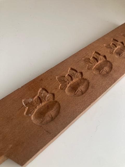 古道具　木型　干菓子　朝顔　アサガオ　花　高松いちはら