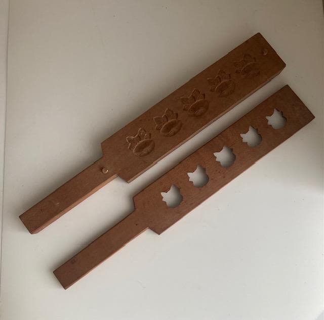 古道具　木型　干菓子　朝顔　アサガオ　花　高松いちはら