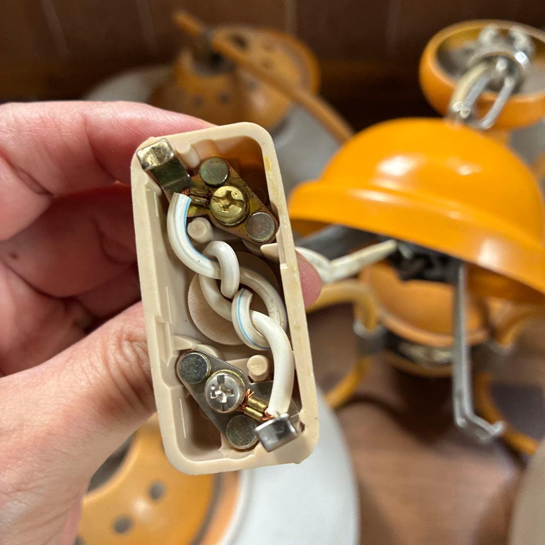 ✨J urimさま✨SALE‼️70年代　昭和レトロ　ポップなシャンデリア 4灯✨