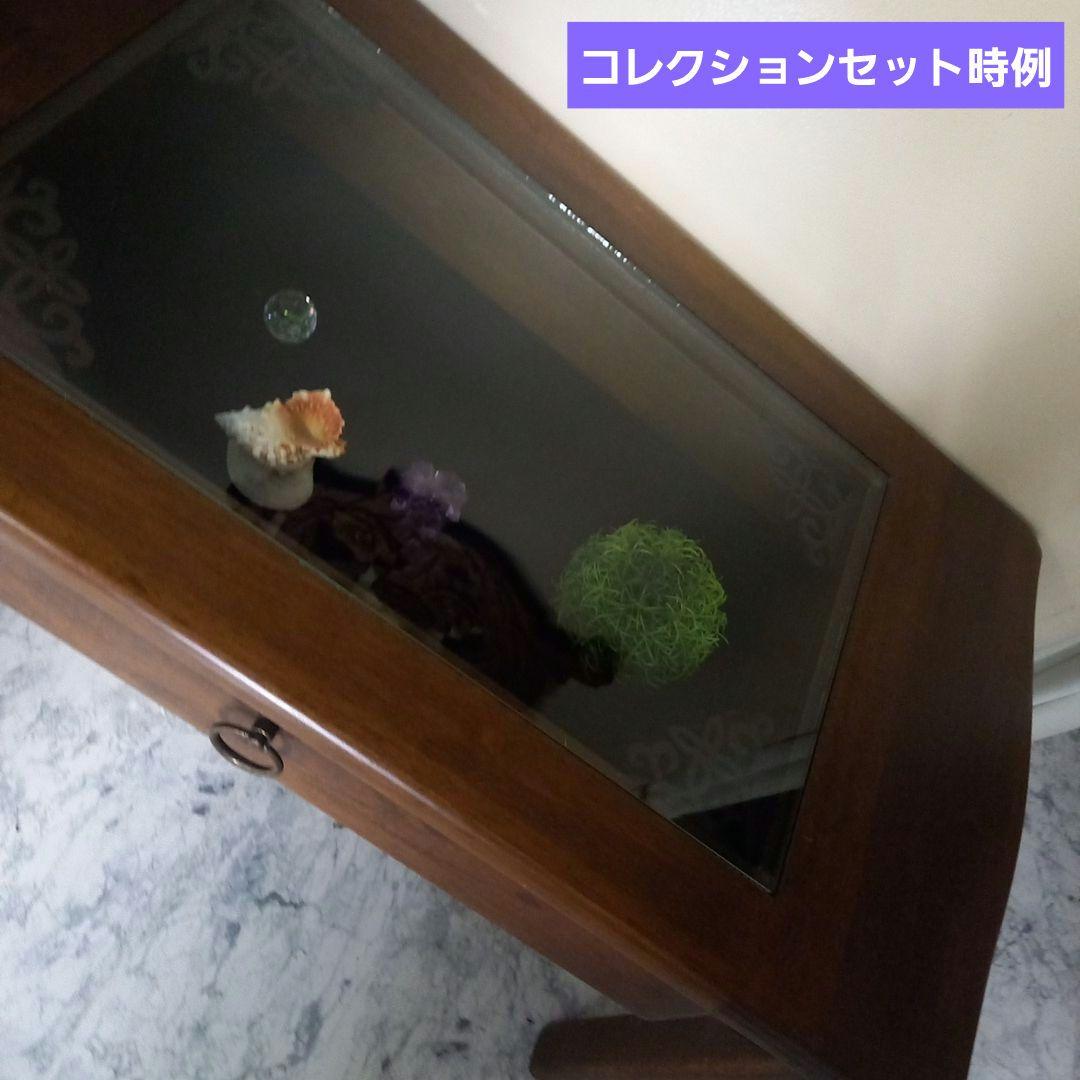 森のサーカス　株式会社　ガラス　センターテーブル 引出付き　コレクション　飾り