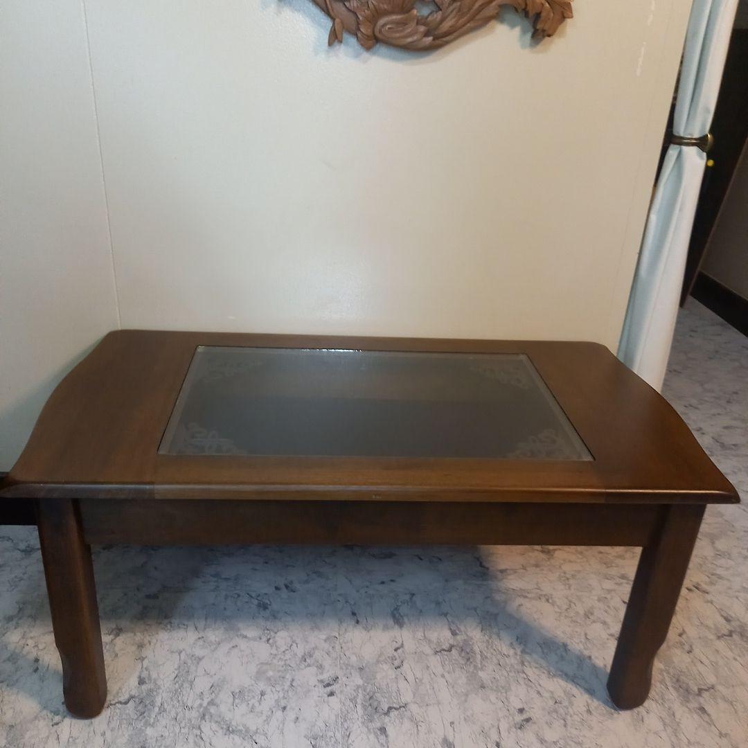 森のサーカス　株式会社　ガラス　センターテーブル 引出付き　コレクション　飾り