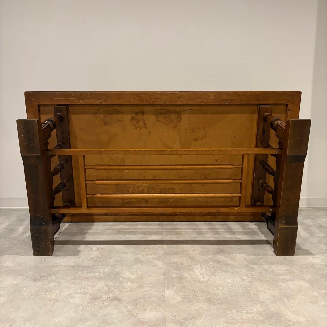 センターテーブル　ローテーブル　リビングデーブル　大理石柄　木製