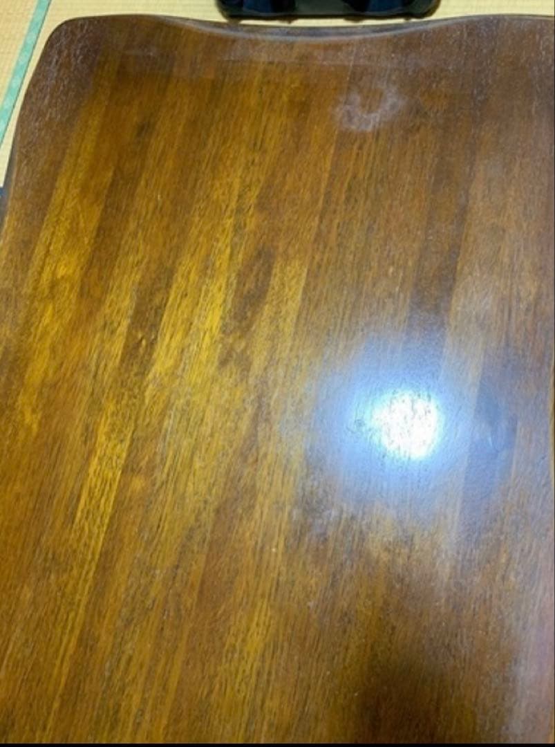 【 木製装飾　棚付きテーブル 】　レトロ　ヴィンテージ　デザインテーブル