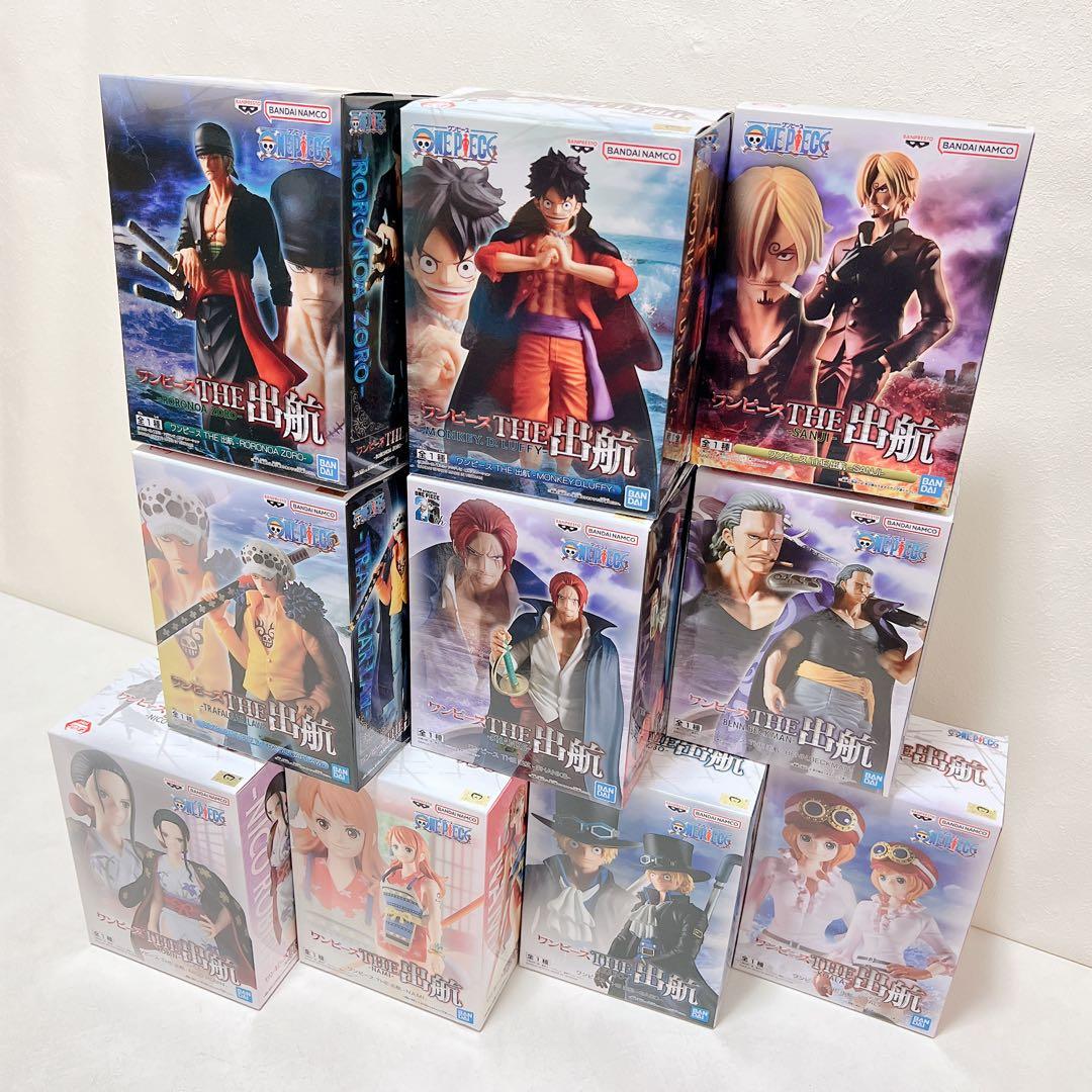 【新品未開封】ワンピース 出航 フィギュア 10種 宴だ 2種 12点 プライズ