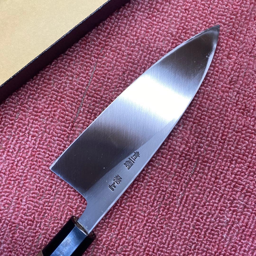 青二鋼　出刃包丁　150㎜ 5寸